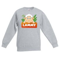 Sweater grijs voor kinderen met Lammy het schaapje 14-15 jaar (170/176)  -