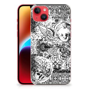 Silicone Back Case iPhone 14 Plus Skulls Angel