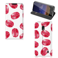 Nokia 2.2 | Flip Style Cover | Pink Macarons