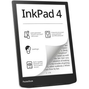 PocketBook InkPad 4 e-book reader Touchscreen 32 GB Wifi Zwart, Zilver
