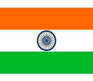 Stickers van de indiase vlag