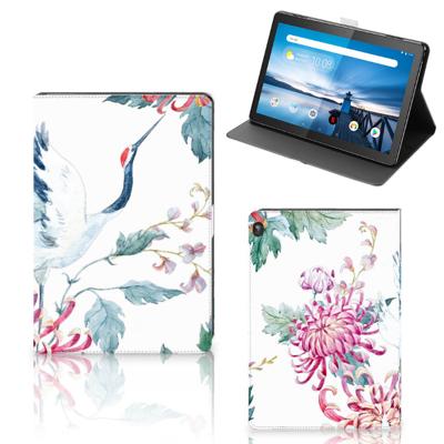 Lenovo Tablet M10 Flip Case Bird Flowers Lenovo Tablet M10 Flip Case Bird Flowers
