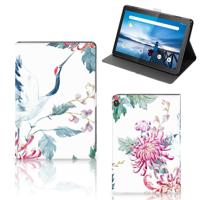 Lenovo Tablet M10 Flip Case Bird Flowers