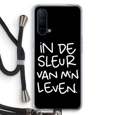 De Sleur: OnePlus Nord CE 5G Transparant Hoesje met koord