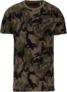 Kariban K3030 T-shirt camo korte mouwen