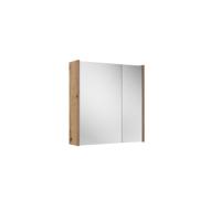 Saniclass Prime Spiegelkast - 60x63x16cm - inclusief zijpanelen - rustiek eiken SW1212815/SW1027172 Saniclass Prime Spiegelkast - 60x63x16cm - inclusief zijpanelen - rustiek eiken SW1212815/SW1027172