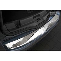 Chroom RVS Bumper beschermer passend voor Ford S-Max II 2015- 'Ribs' AV238013