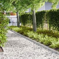 Tuinrand 30 pcs Zilver 100 x 0.05 x 20 cm Roestvrij staal