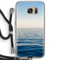 Water horizon: Samsung Galaxy S7 Transparant Hoesje met koord