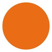 Creativ Company Textile color dekkende textielverf - oranje, 250ml