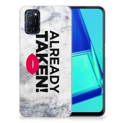 OPPO A52 | A72 | Siliconen hoesje | met naam Already Taken White