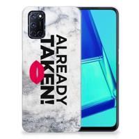OPPO A52 | A72 | Siliconen hoesje | met naam Already Taken White