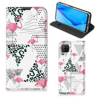 Huawei P40 Lite | Hoesje maken | Flamingo Triangle
