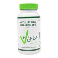 Vitiv Vitamine D3 1000IU 25mcg vega (120 vega caps) - thumbnail