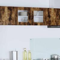 Keukenkast aan de muur met plank Gerookt eiken 80 x 31 x 40 cm Keukenkast aan de muur met plank Gerookt eiken 80 x 31 x 40 cm