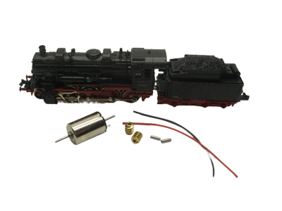 micromotor NF040G motor ombouwset voor fleischmann BR 56, K.P.E.V. G8.2