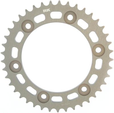 RK Chain wheel 525 41z aluminum gold matt hard a