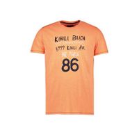 Cars T-shirt Zunter met printopdruk neon oranje - thumbnail