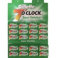 Gillette 100 Double Edge scheermesjes 7 O Clock - thumbnail