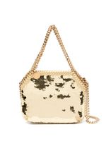 Stella McCartney sac porté épaule Falabella à sequins - Jaune