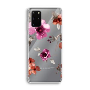 Geschilderde bloemen: Samsung Galaxy S20 Plus Transparant Hoesje