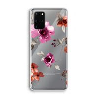 Geschilderde bloemen: Samsung Galaxy S20 Plus Transparant Hoesje