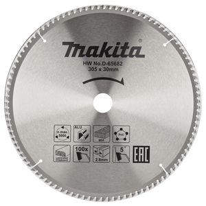 Makita D-65682 Afkortzaagblad | div. materialen | 305x30x2,8 | 100T | 5g