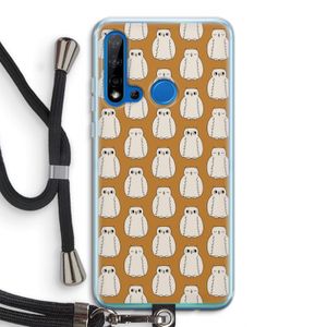 Uilen: Huawei P20 Lite (2019) Transparant Hoesje met koord