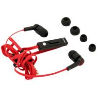 Hoofdtelefoon met microfoon ELBE AUR10MIC Rood