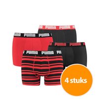 Puma 4-Pack Combi Basic/Stripe Red-XL