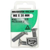 Inb.bout verz.kop m8x40mm rvs 2st - Deltafix