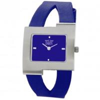 Horlogeband Davis 1401 / 1403 Leder Blauw 10mm Horlogeband Davis 1401 / 1403 Leder Blauw 10mm