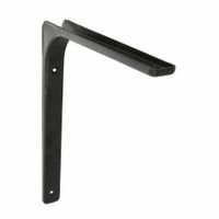 AMIG Plankdrager/planksteun van metaal - gelakt zwart - H150 x B200 mm