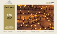 Led classic buitenverlichting ivy 700l/16m 4m aanloopsnoer zwart ip44 - Annas collection