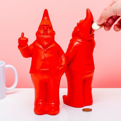 Gnoom spaarpot - Rood