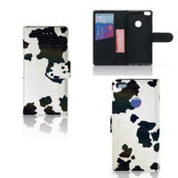 Huawei P8 Lite 2017 Telefoonhoesje met Pasjes Koeienvlekken - thumbnail