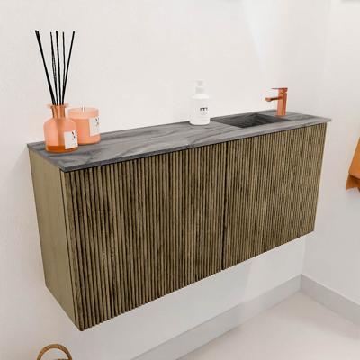Toiletmeubel Mondiaz Joya Dlux | 90 cm | Meubelkleur Dusk | Faye wastafel Sombra Wasbak Rechts | 1 kraangat