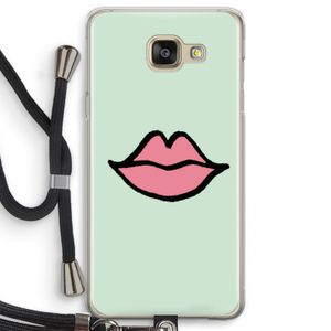 Kusje: Samsung Galaxy A5 (2016) Transparant Hoesje met koord
