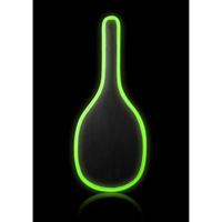 Ouch! by Shots Ronde Paddle - Glow in the Dark