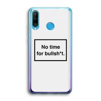 No time: Huawei P30 Lite Transparant Hoesje