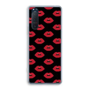 Lips: Sony Xperia 5 II Transparant Hoesje