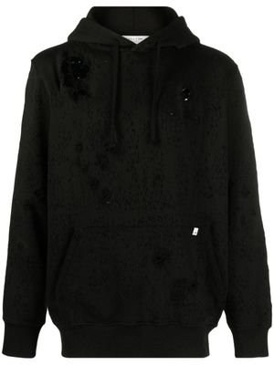 1017 ALYX 9SM hoodie en coton à effet usé - Noir
