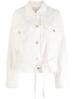 3.1 Phillip Lim veste en jean à coupe ample - Blanc - thumbnail