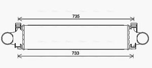 Intercooler, inlaatluchtkoeler VO4296