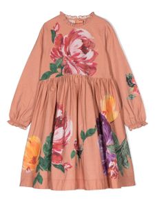 Molo robe en coton Cami à fleurs - Orange