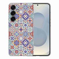 TPU Hoesje Samsung Galaxy S25 - Tiles Color Backcover TPU Hoesje Samsung Galaxy S25 - Tiles Color Backcover