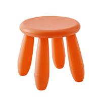 Kleurrijke kinderen kruk stoel baby kruk kunststof kleuterschool kruk (oranje)