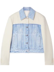 Stella McCartney two-tone panelled denim jacket - Bleu