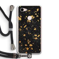 Terrazzo N°7: Pixel 3 XL Transparant Hoesje met koord