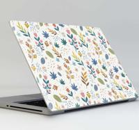 Bloemmotief laptopsticker